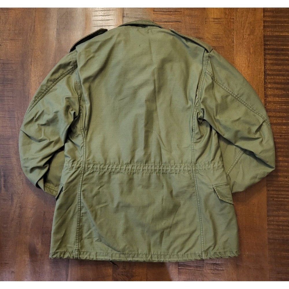 1970 Field Cold Weather Military Coat With Hood Men's Size Small Regular - Picture 7 of 9